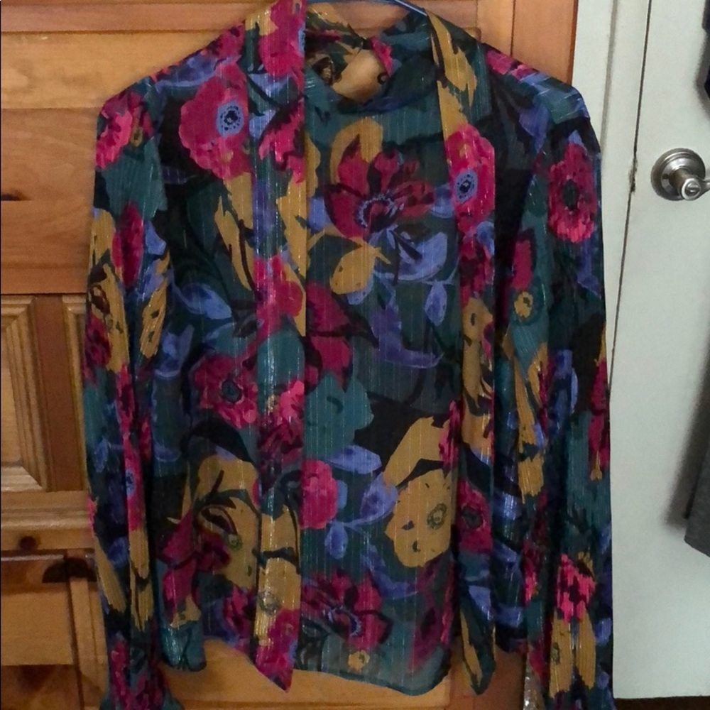 Super sheer blouse for work